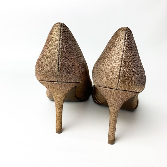 Nina vesta bronze peep toe pump 6 - Picture 5 of 7